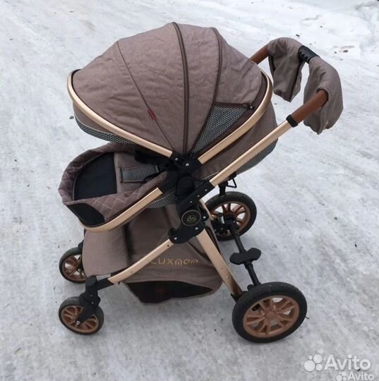 Коляска luxmom 3 в 1 бу