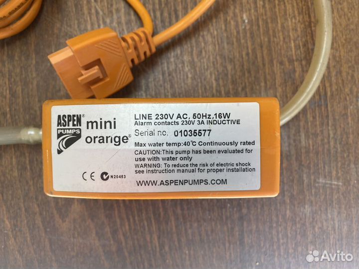 Дренажная помпа Aspen Mini Orange