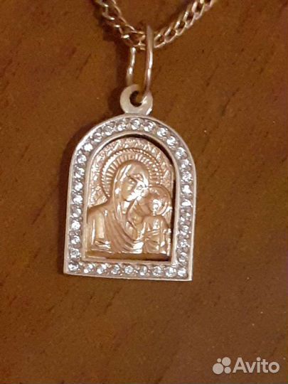 Золотой кулон подвеска