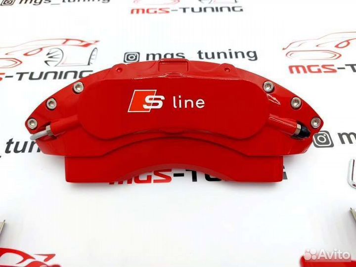 Накладки суппортов S-line металл A7 4K 18+ S-line