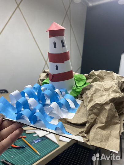 Занятия с детьми по макетированию