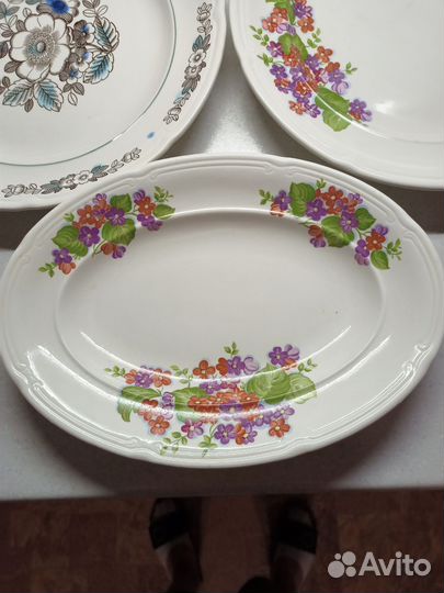 Блюдо большое СССР зик