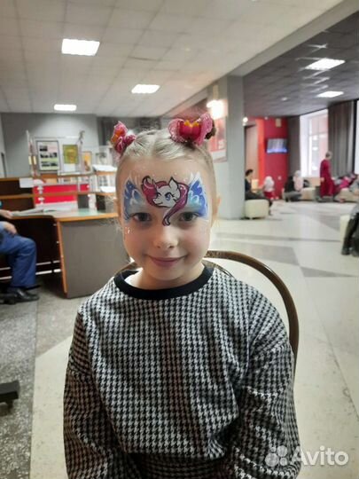 Аквагрим на детские праздники, с выездом по нск