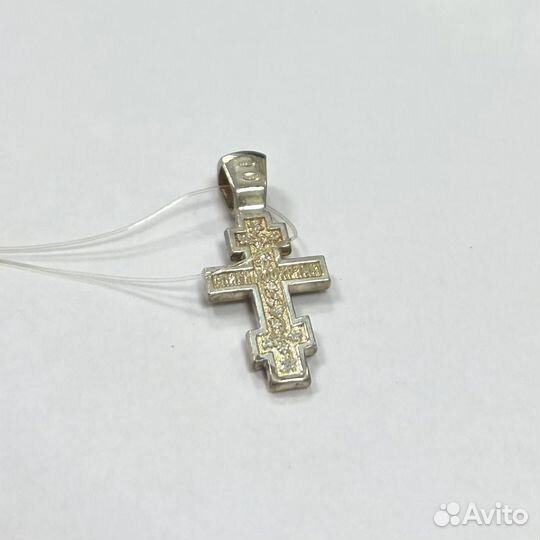 Серебряный Крест 925 Проба