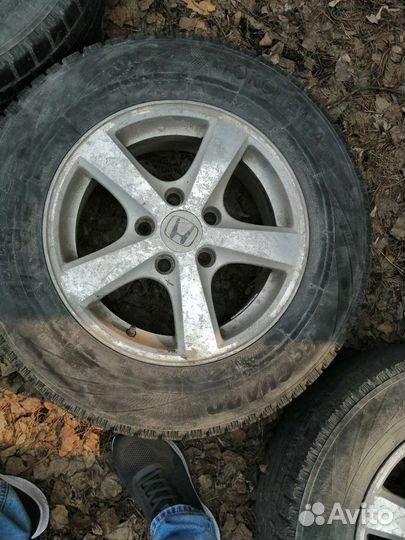 Литые диски r15 на Honda odyssey