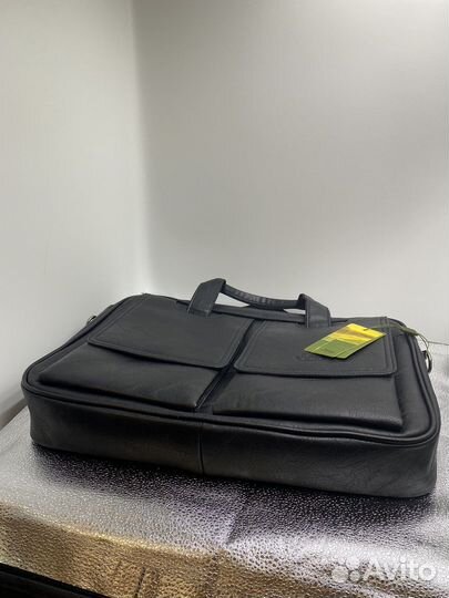 Сумка кожаная для ноутбука 17