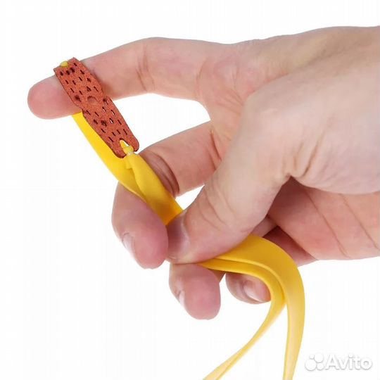 Жгут (резинка) для рогатки плоская (микс) (зелёный