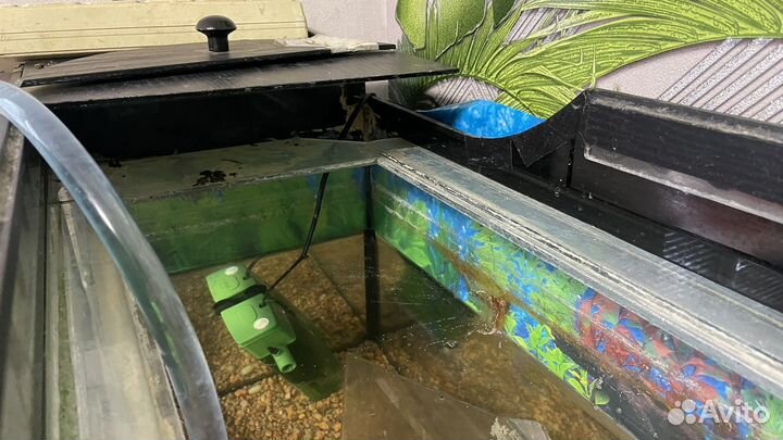 Аквариум 120 литров с тумбой