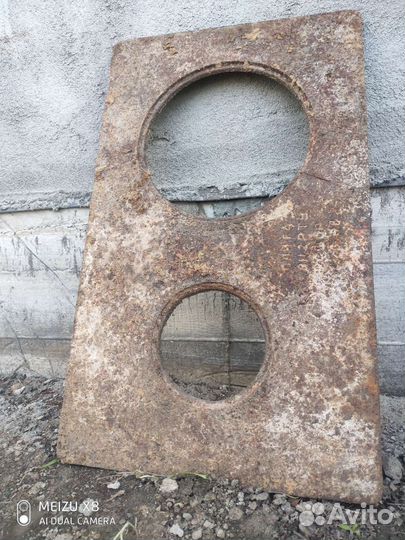 Плита чугунная для печи бу