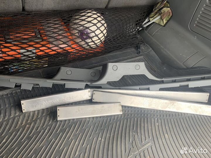 Накладки на парог мерседес мл 320