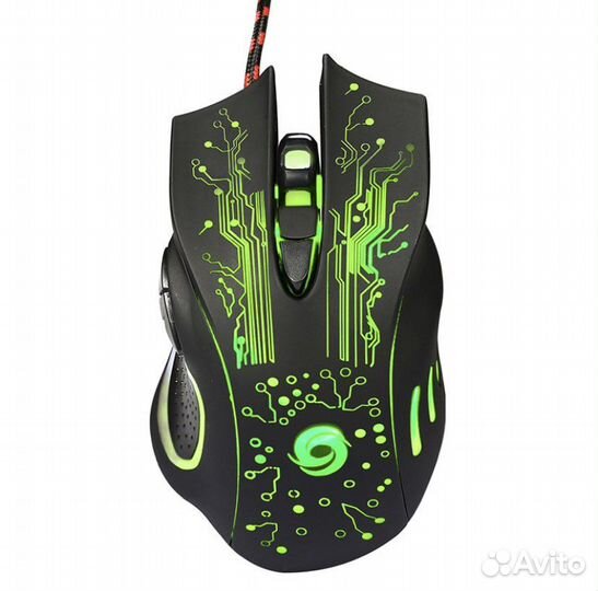 Игровая проводная RGB мышь 5500 DPI 7 кнопок