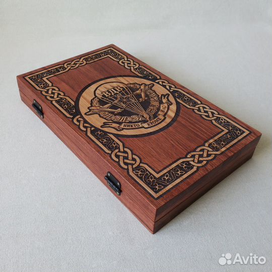 Нарды вдв ручной работы из дуба