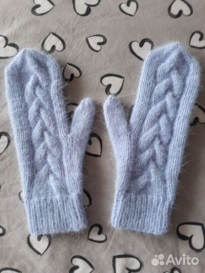 Комплект шапка, снуд и варежки