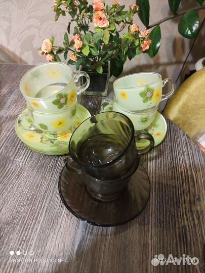 Чашки с блюдцем Luminark