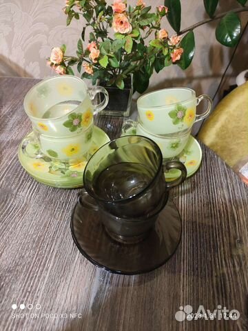 Чашки с блюдцем Luminark