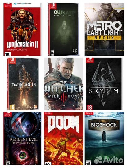 Новые Nintendo Switch Oled + игры