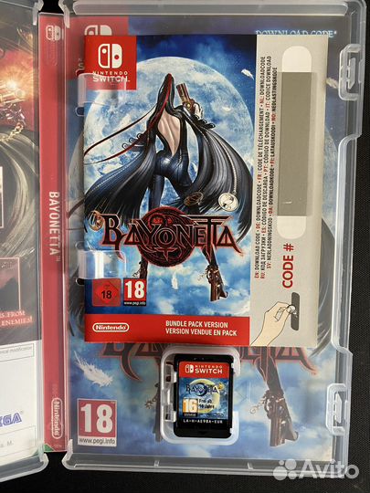 Bayonetta 1, 2 Nintendo Switch Код не погашен