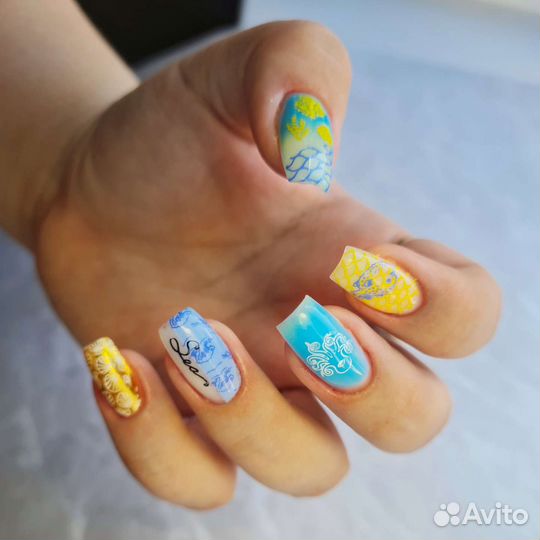 Наращивание ногтей, гелевая коррекция, гель-лак