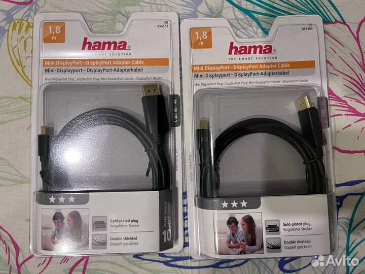 Кабель Display Port hama DisplayPort (m)