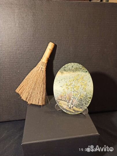 Метёлка Оберег Картина на камне