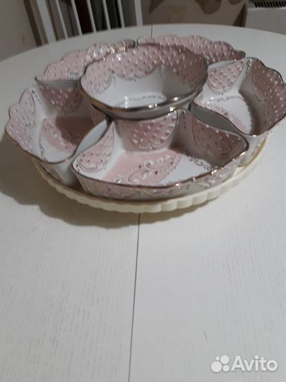 Менажница фарфор