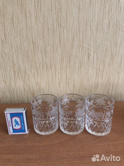 Хрустальные рюмки СССР, стаканы