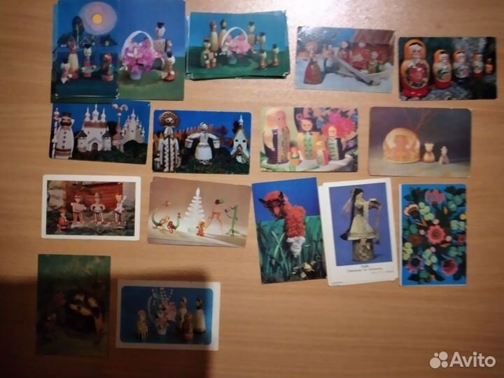 Лот 1. Календарики Мультики Космос Цирк Рос.флаг