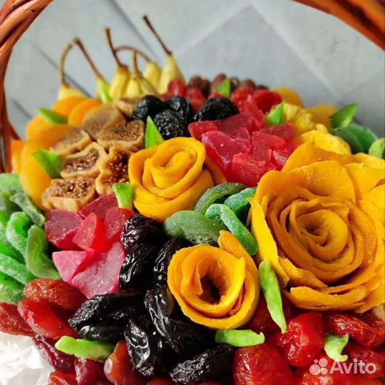 Съедобный букет из сухофруктов учителю 1 сентября