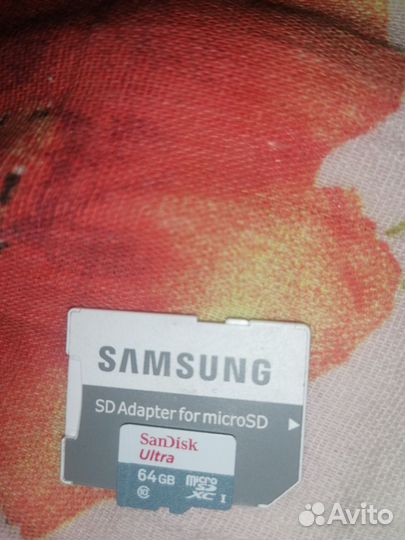 Карта sandisk extreme pro 64gb sdxc 300 MB/S