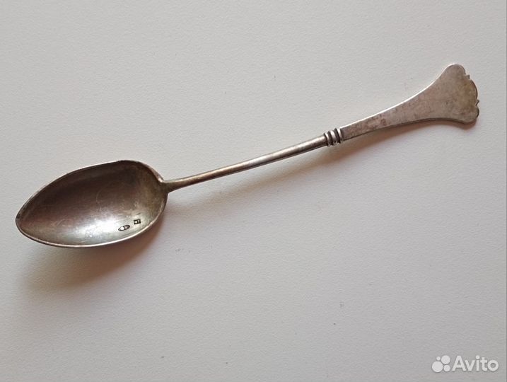 Серебряная чайная ложка 84 проба винтаж 28 грамм