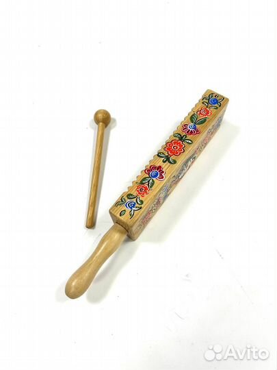 LN-RU-2 Рубель с палочкой, натуральное дерево