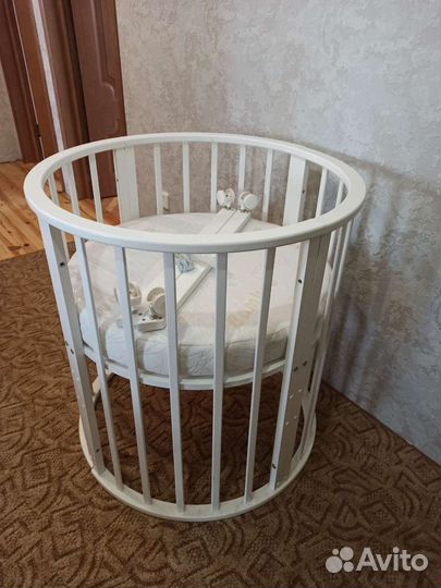 Детская кроватка круглая