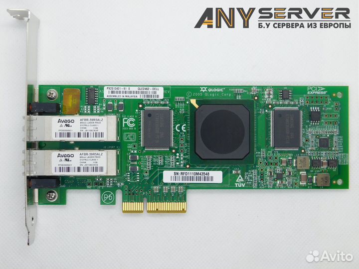 Qlogic QLE2462 4Gb Fibre Channel 2 Port