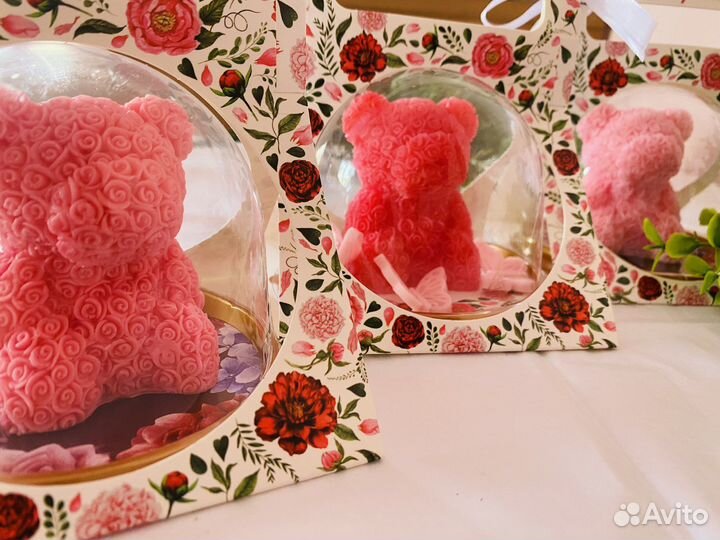 Мыло «Мишка из роз»