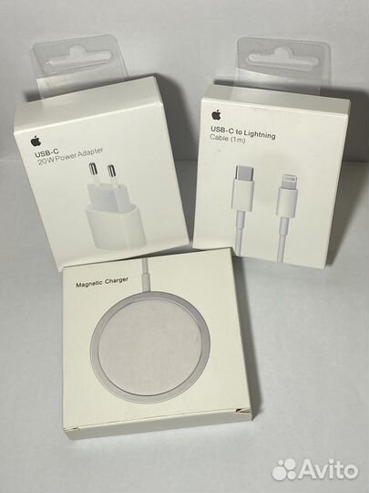 Блок питания apple 20w/Шнур type-c