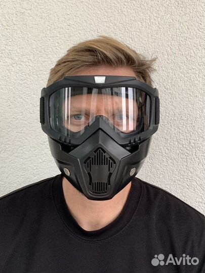 Маска горнолыжная мото очки в наличии