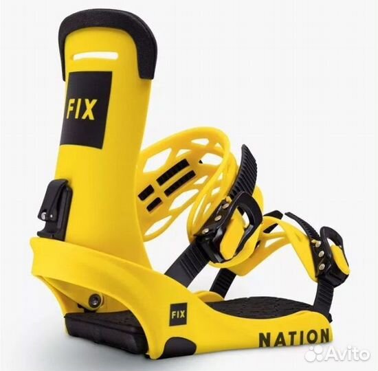 Крепления для сноуборда Fix National gold р-р S