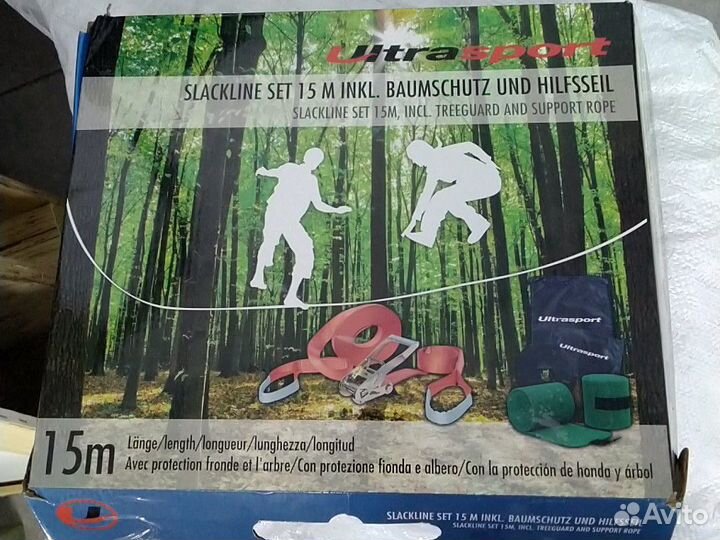 Slackline набор 15m новый
