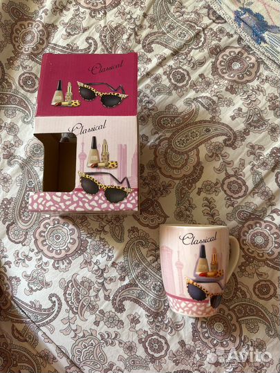 Кружка 390 мл подарочная фарфор