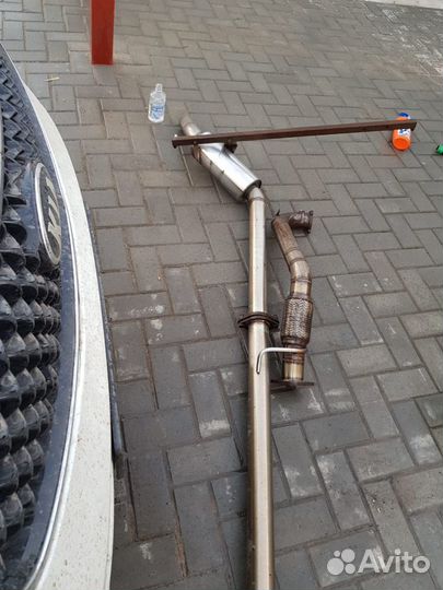 Выхлоп на kia sportage 3