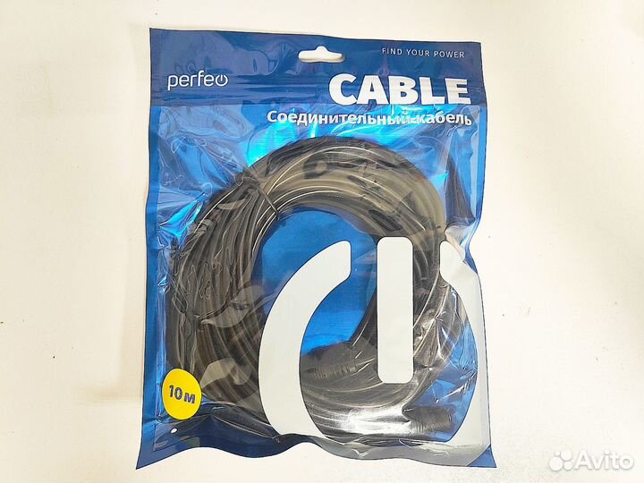 Удлинитель для наушников 10м Jack 3,5