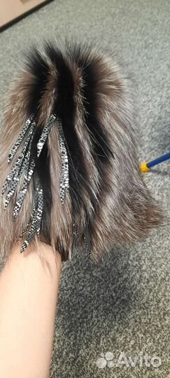 Шапка меховая чернобурка
