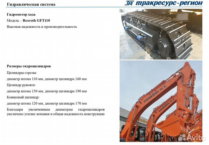 Гусеничный экскаватор Lonking CDM6490, 2023