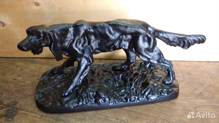 Статуэтка Сеттер. Чугун, Куса. СССР