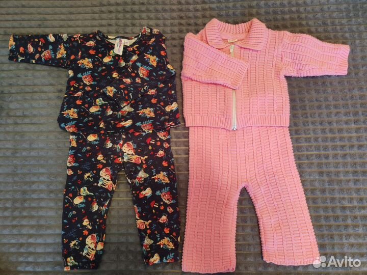 Детские вещи пакетом для девочек 74- 80