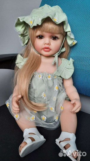 Кукла реборн полностью силиконовая, можно купать