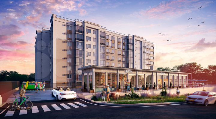 1-к. квартира, 53,1 м², 7/8 эт.