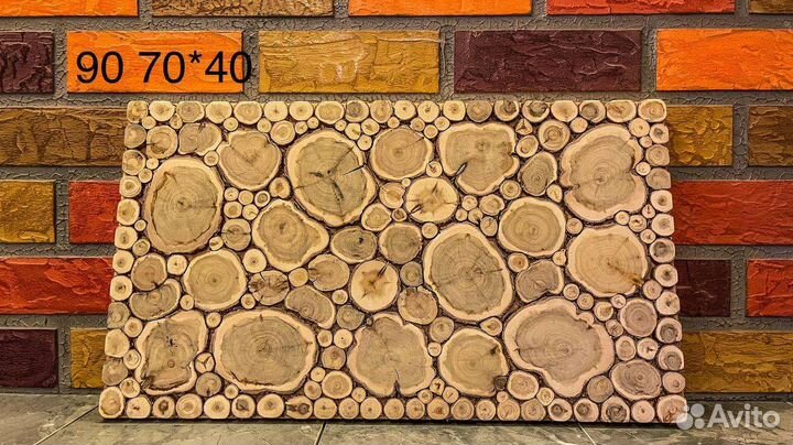 Панно из можжевельника