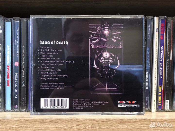 CDr диск самопал Motörhead – Kiss Of Death