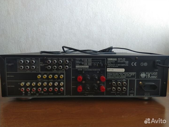 AV процессор усилитель Yamaha DSP-E492